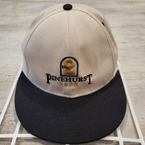 Vintage Roxxi Pinehurst #2 Golf Hat Stretch Fitted Size 6 7/8 to 7 1/4